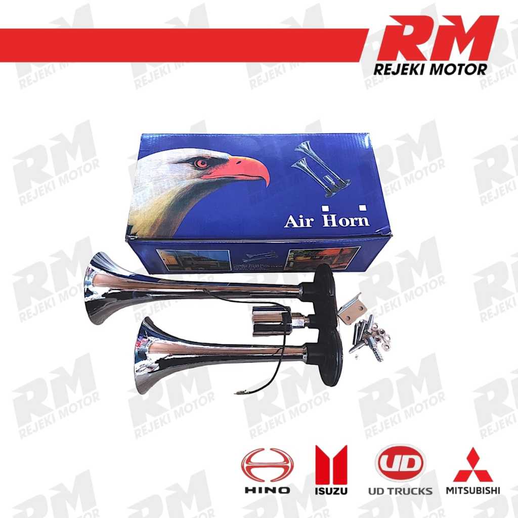 2 TEROMPET HORN KLAKSON TRUK TRUCK DUAL TROMPET