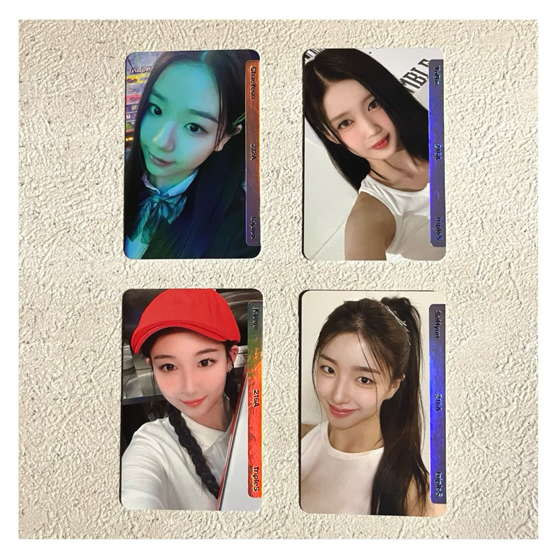 (WTS) TripleS Photocard (KR)stal Eyes , LOVElution - Chaeyeon Yubin Kaede Sohyun