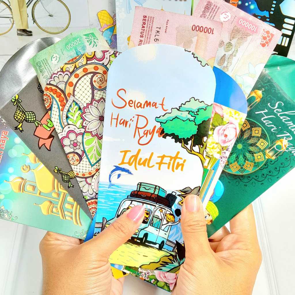 

Amplop Lebaran Ukuran Besar 1 Set isi 10 PCS Mix Campur Motif TERMURAH / Amplop Idul Fitri Motif Unik Imut Lucu 1 Pack isi 10 Lembar Kualitas Terbaik Favorit Bisa Grosir dan COD