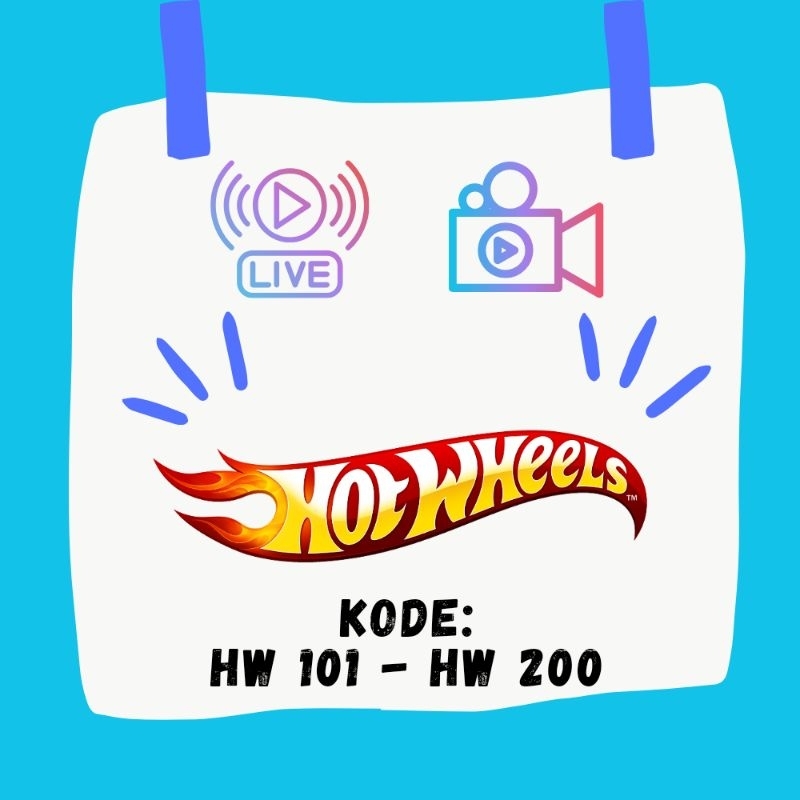 HOTWHEELS KODE HW 101 - HW 200