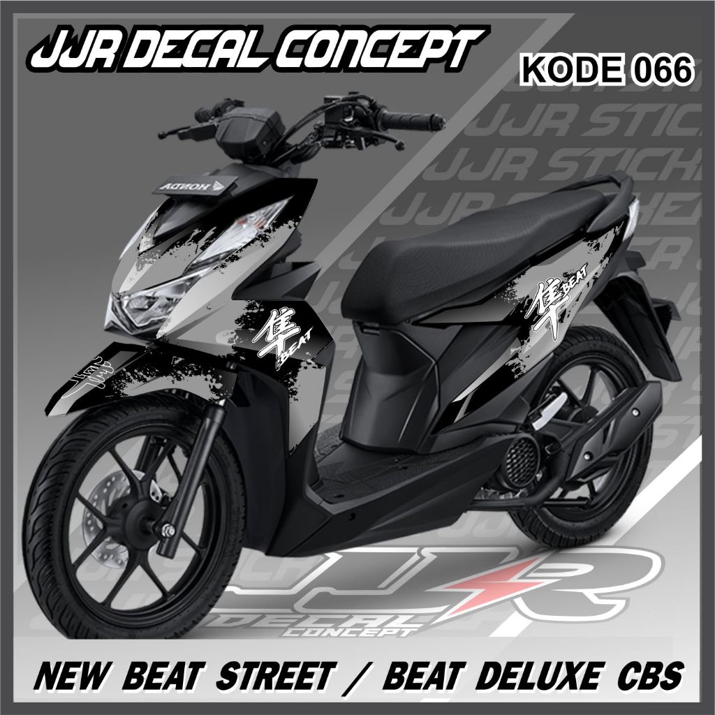 Decal Beat Street New 2021 2022 2023 2024 Full Body Stiker Motor Modif Sticker Variasi Aksesoris Dekal 066