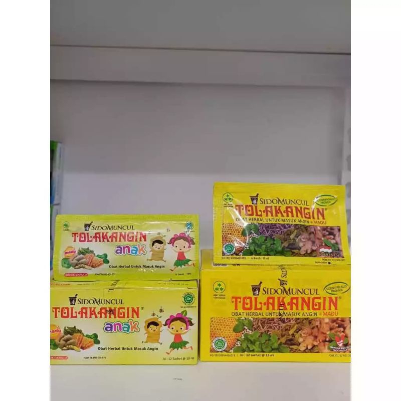 Tolak Angin cair (sachet) | Tolak Angin anak (sachet)