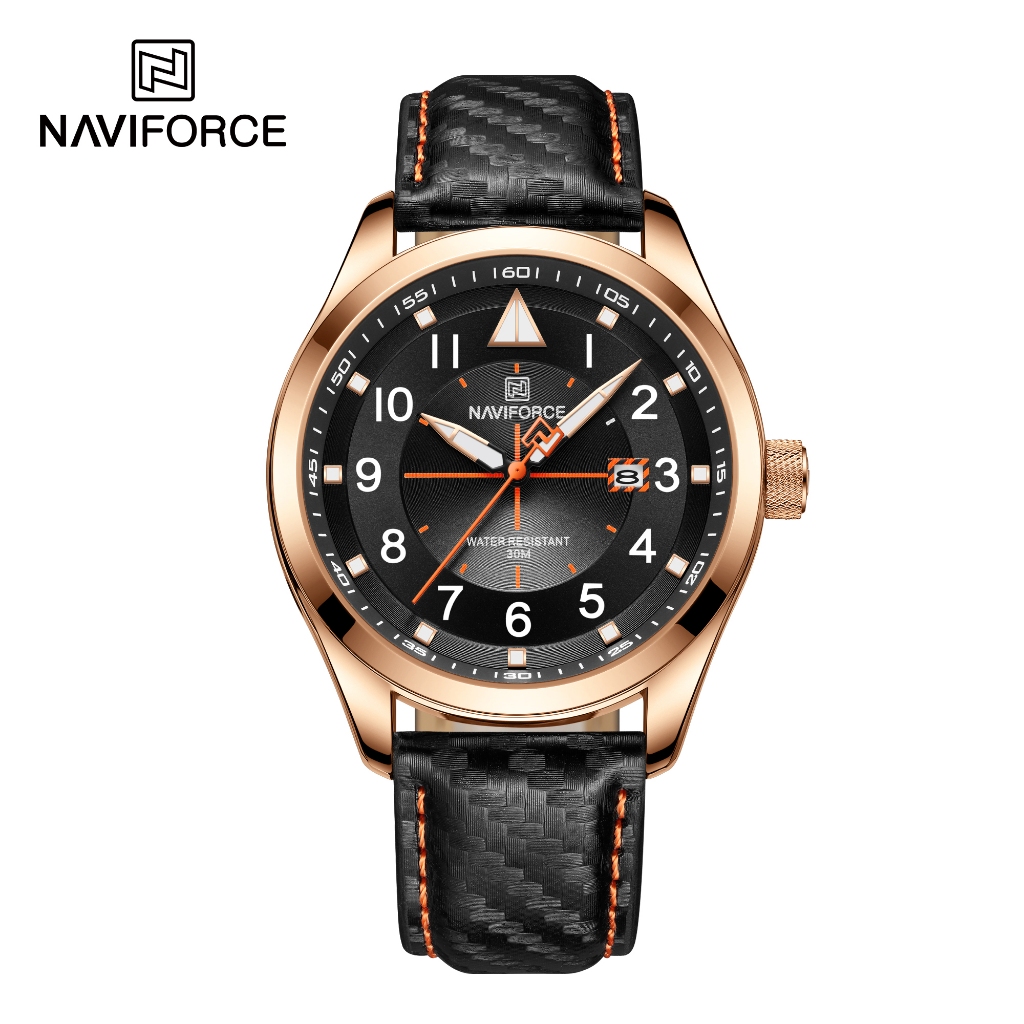 Jam Tangan Pria Navi Force Original Tahan Air Quartz 8022RGB