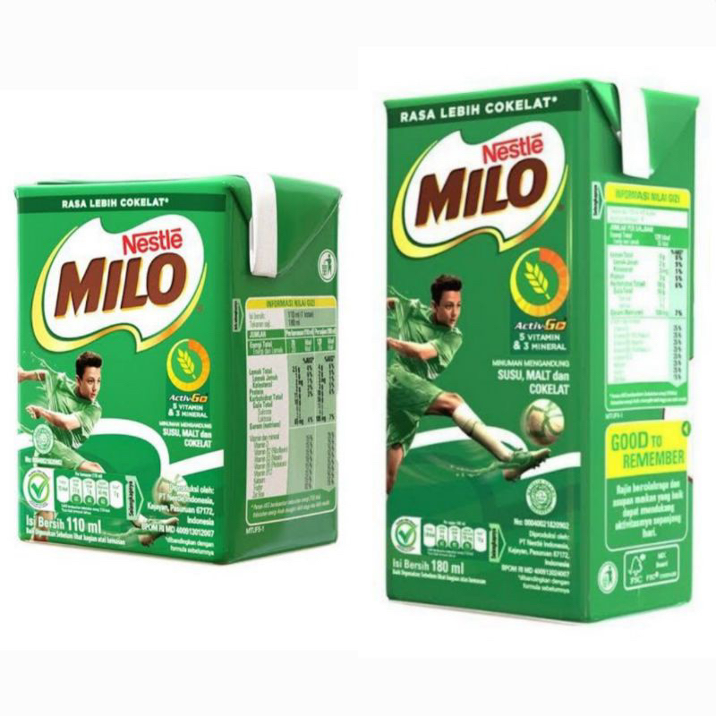 

MILO MINUMAN KOTAK 110ML/180ML