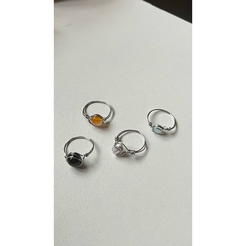 Scalters - Wire rings / Stone rings