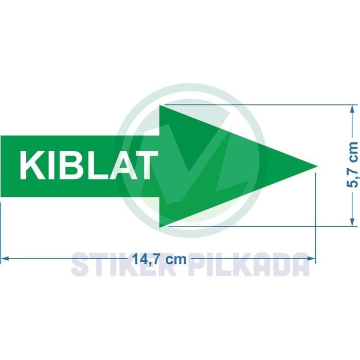 

STIKER VINYL KIBLAT PANAH