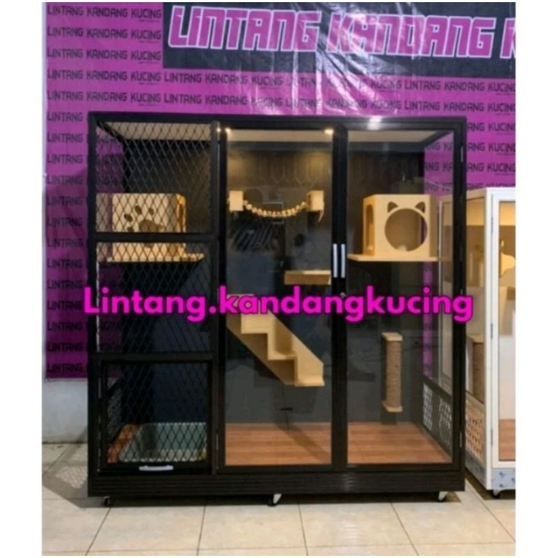 Kandang Kucing Alumunium - Kandang Rumah Kucing Kecil Murah Bahan Aluminium