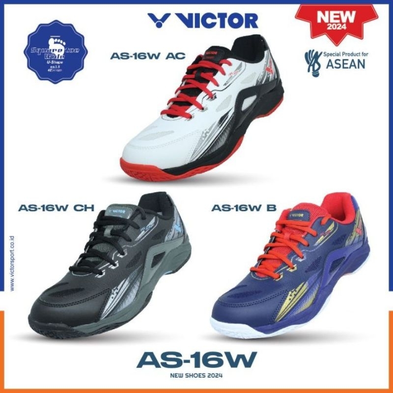 Victor AS-16W Badminton Shoes | Sepatu Bulu Tangkis Victor