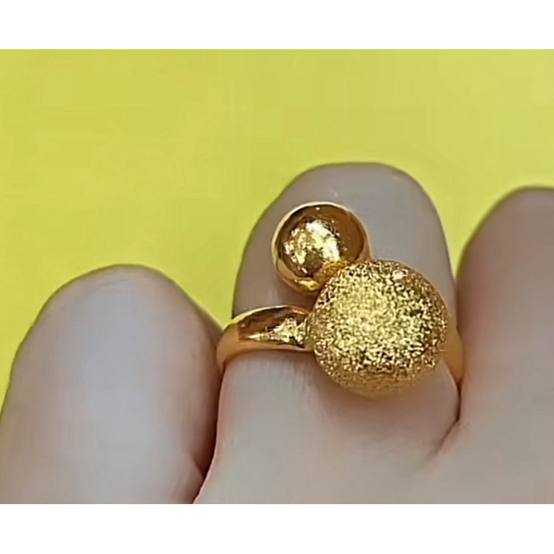 Cincin boba kadar 99-24k emas asli