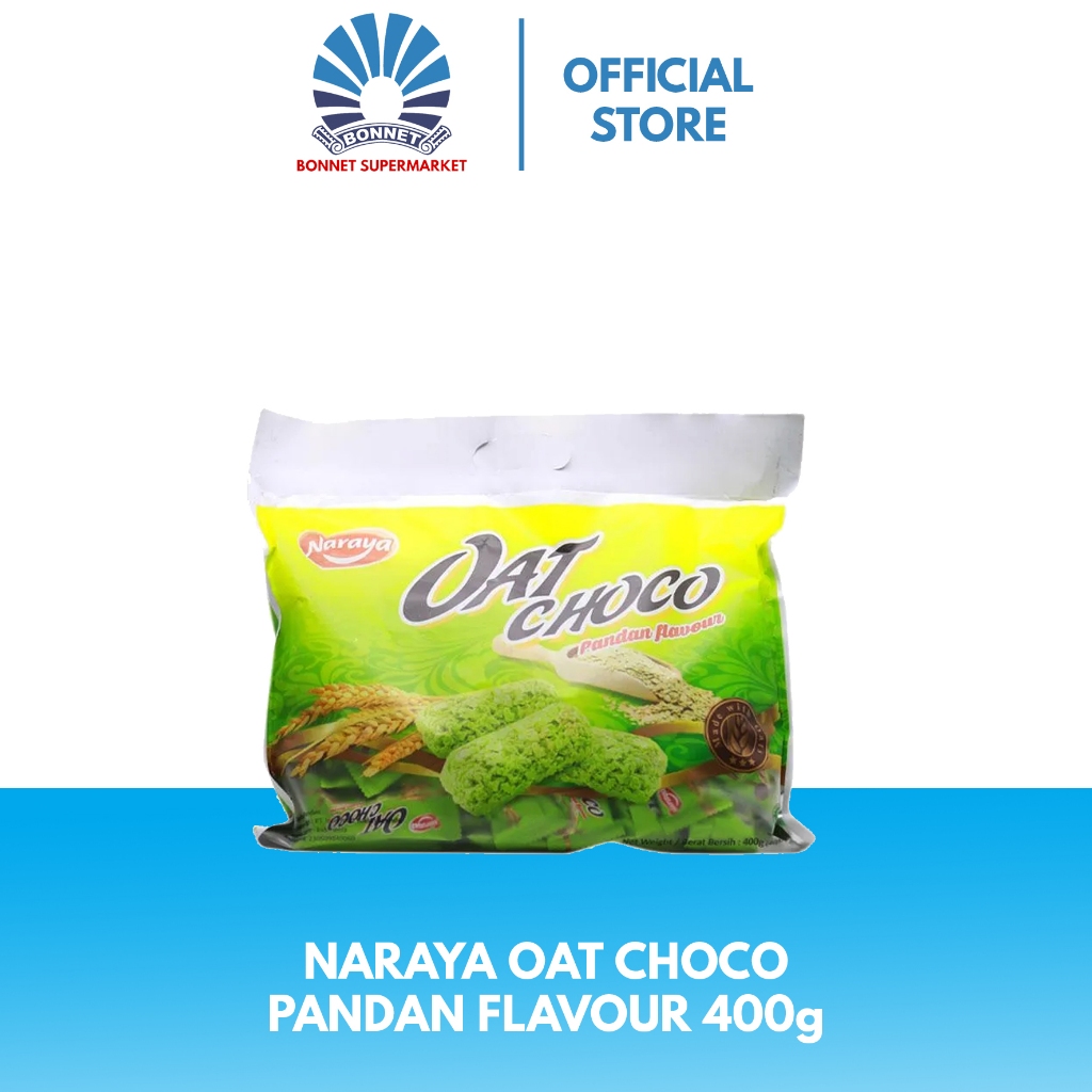 

Naraya Oat Choco Pandan 400gr (40x10g) 8997002054426