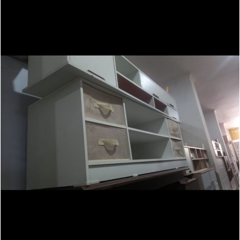 Buffet TV Rak TV Meja TV 120 cm Coklat