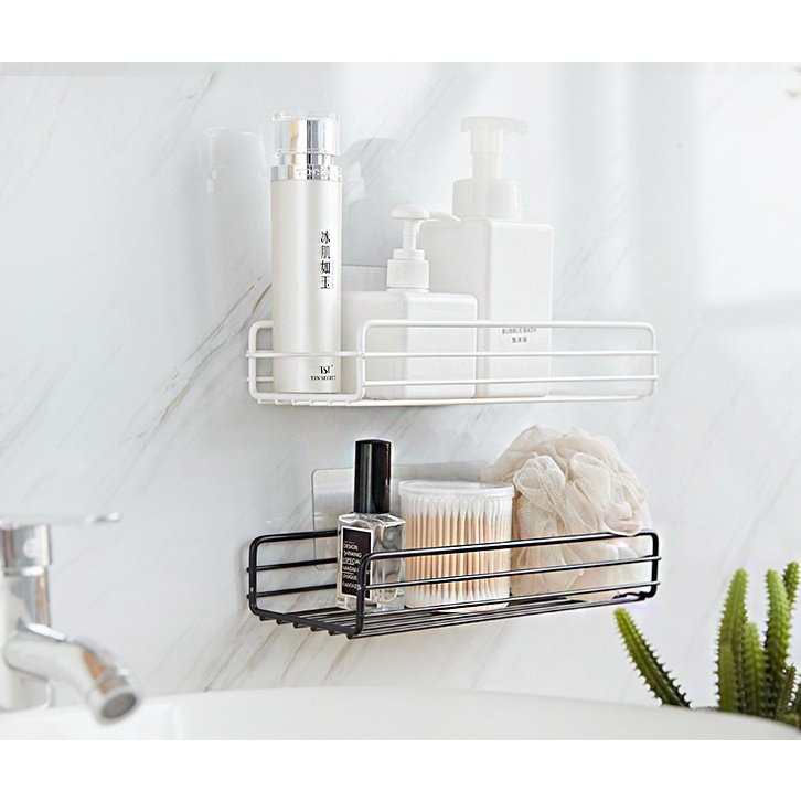 RAK TEMPEL PERSEGI | RAK BESI KAMAR MANDI TEMPEL DINDING PERSEGI RAK DAPUR PERSEGI GANTUNG BESI SERB