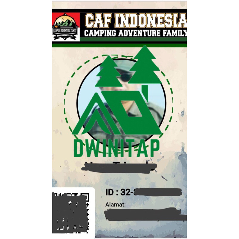 KARTU ANGGOTA CAF INDONESIA