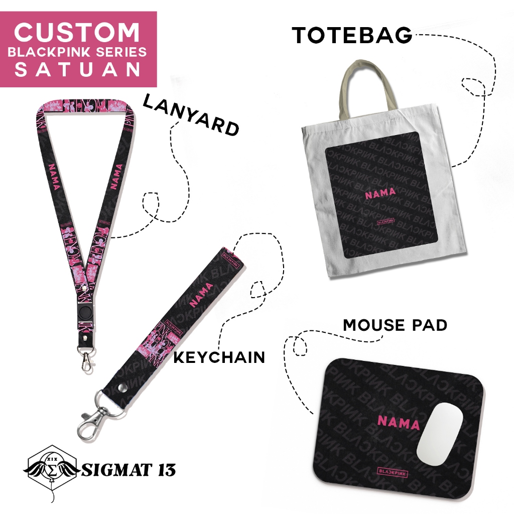 

Id holder Lanyard Name Tag Custom Nama Blackpink Bisa Request Nama Printing 2 Sisi Free Holder Name Tag Lanyard Panjang Tali Gantungan Hp Blackpink Gantungan Kunci KPOP Strap Phone Pink Venom