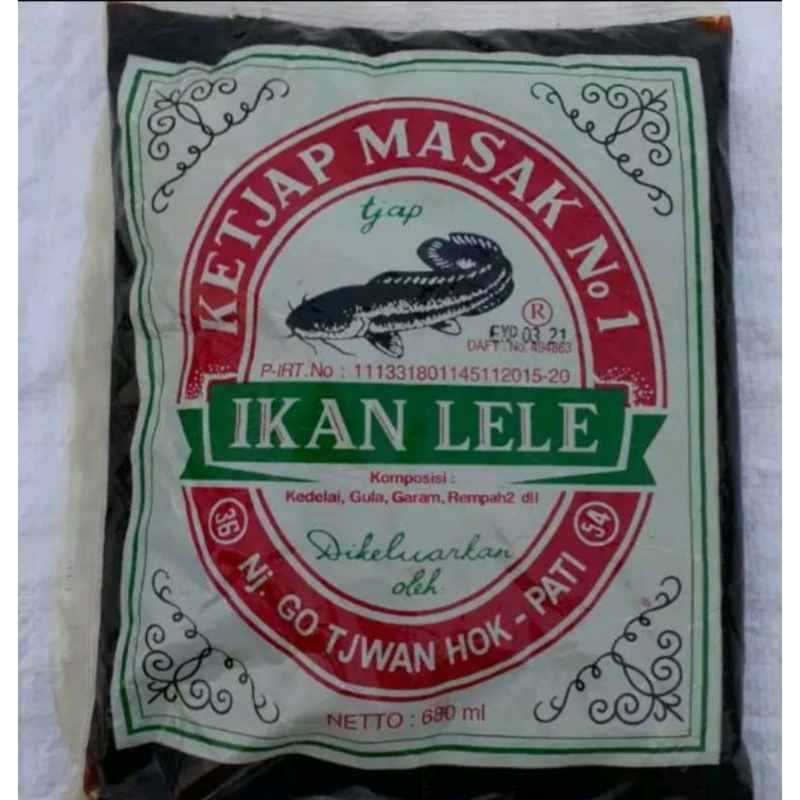

Kecap manis cap Ikan Lele 680ml asli khas Pati