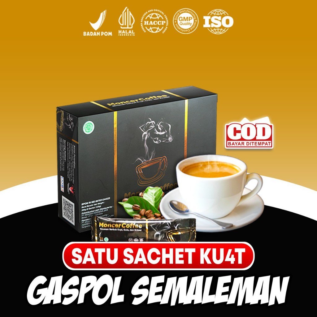 

TERLARIS NF Kopi Pria Monceer Kopinya Andalan Pria Sejati Khasiatnya Ampuh Tahan Lama ASLI BPOM