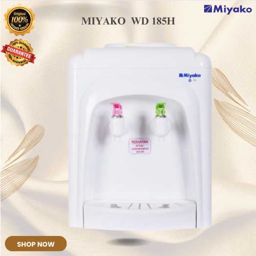 MIYAKO DISPENSER GALON ATAS WD 185H/WD185H/WD185 H/WD 185H/WD-185H/ORIGINAL MIYAKO/GARANSI RESMI
