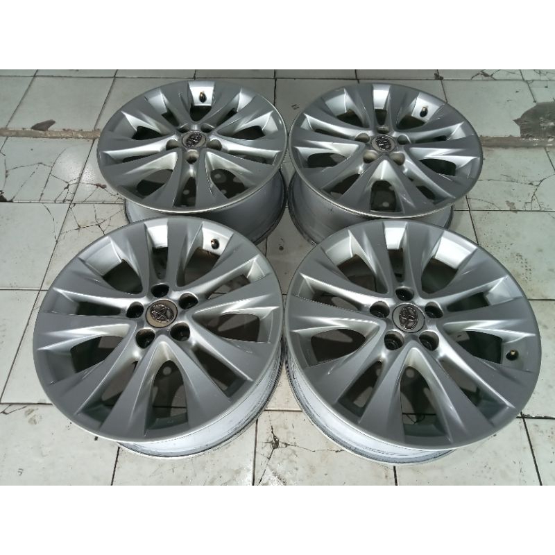 Velg Original Alphard ring 18 lebar 7,5 pcd 5x114