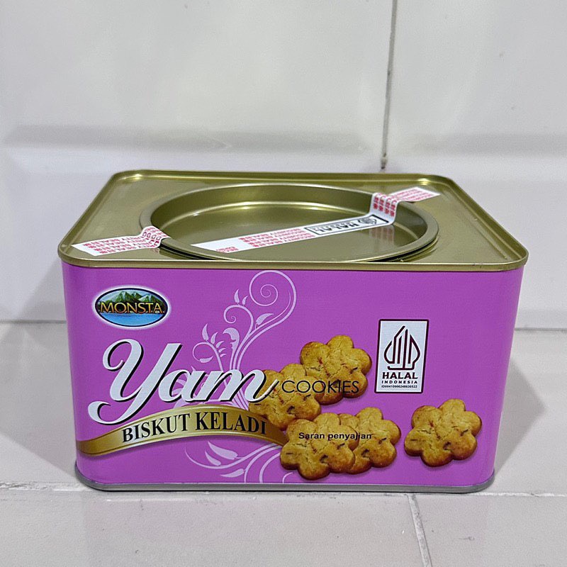 

Monsta Yam Cookies Biskuit Keladi Halal Import Malaysia 700 gr