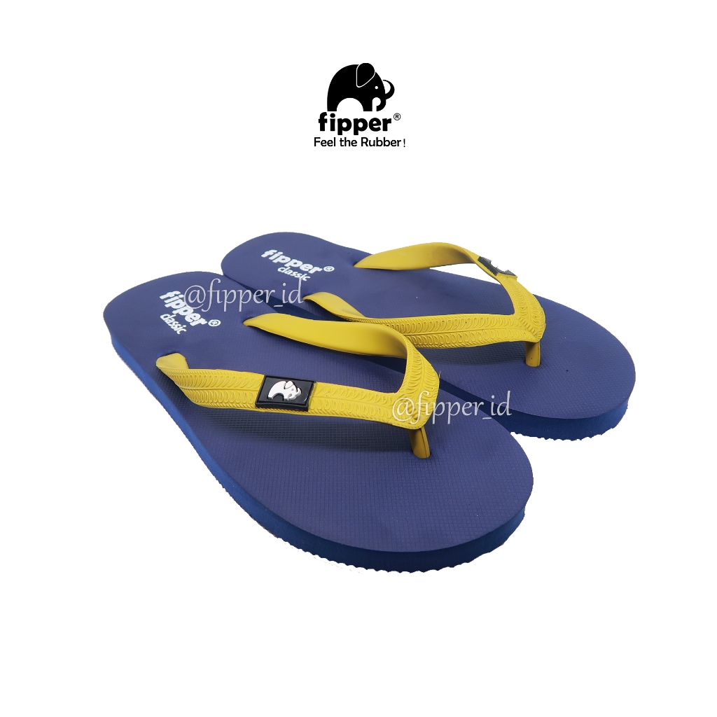 Sandal Fipper Classic Original for Man/Woman - Navy/Gold