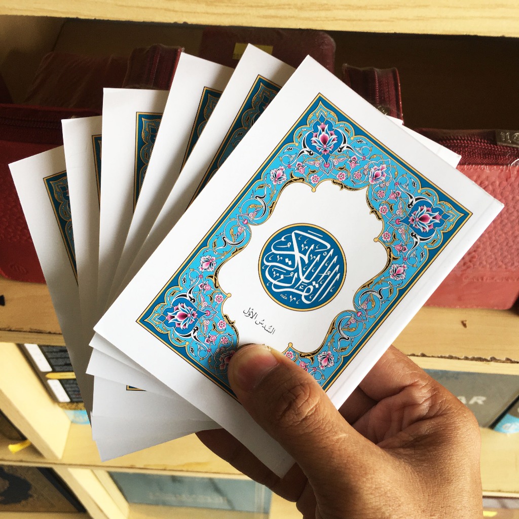 Al-Quran Cetakan Madinah Original Impor Ukuran Saku Cetakan Per 5 Juz
