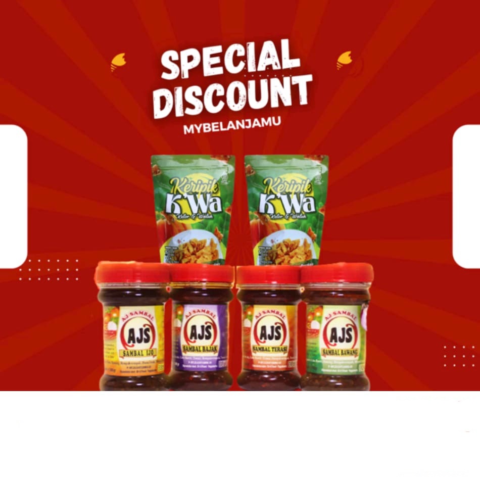 

PROMO PAKET BUNDLING 1 SAMBAL AJS + 1 KERIPIK DAUN KELOR K'WA