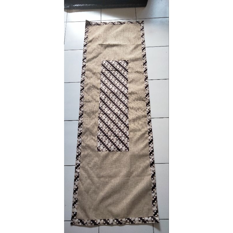 Taplak meja bahan kanvas 40x150 cm