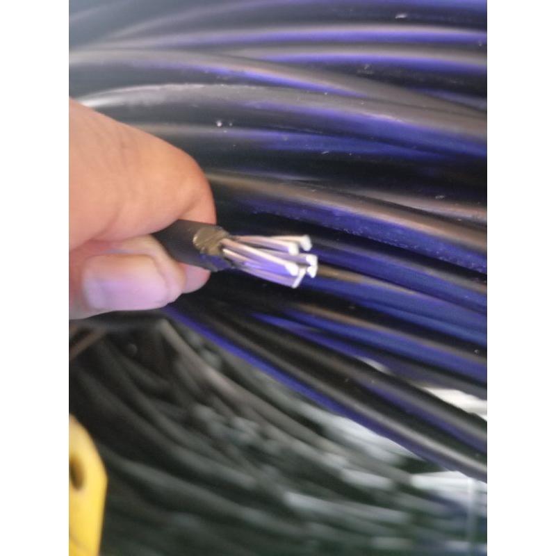 kabel twisted / NFA2X ukuran 2x10 mm. kabel saluran udara LMK SNI merindo dan voxel