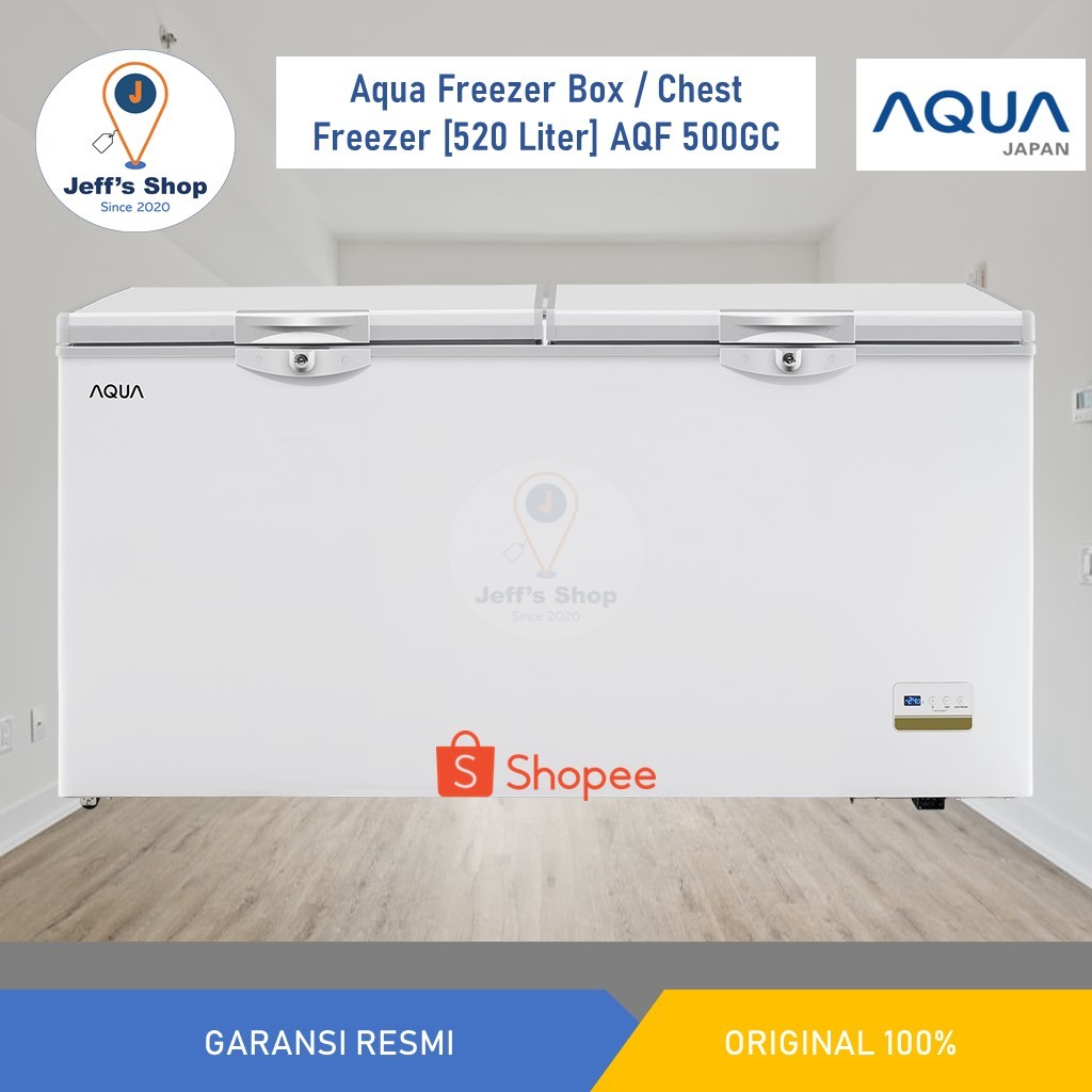 Aqua Chest Freezer / Freezer Box [520 Liter] AQF 500GC