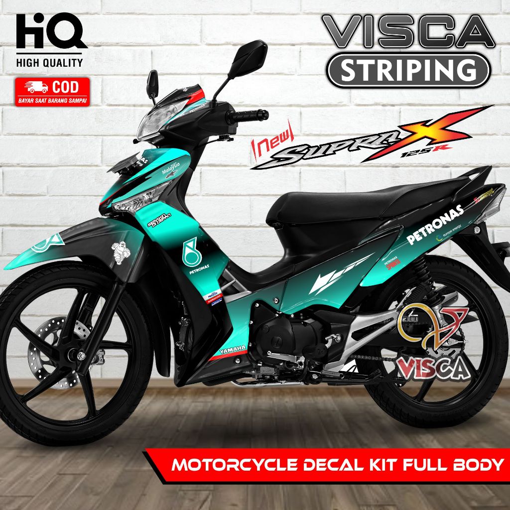 Decal Supra X 125 R Full Body - Stiker Motor Supra X 125 R Batman - Dekal Supra X 125 R 2012 - Strip