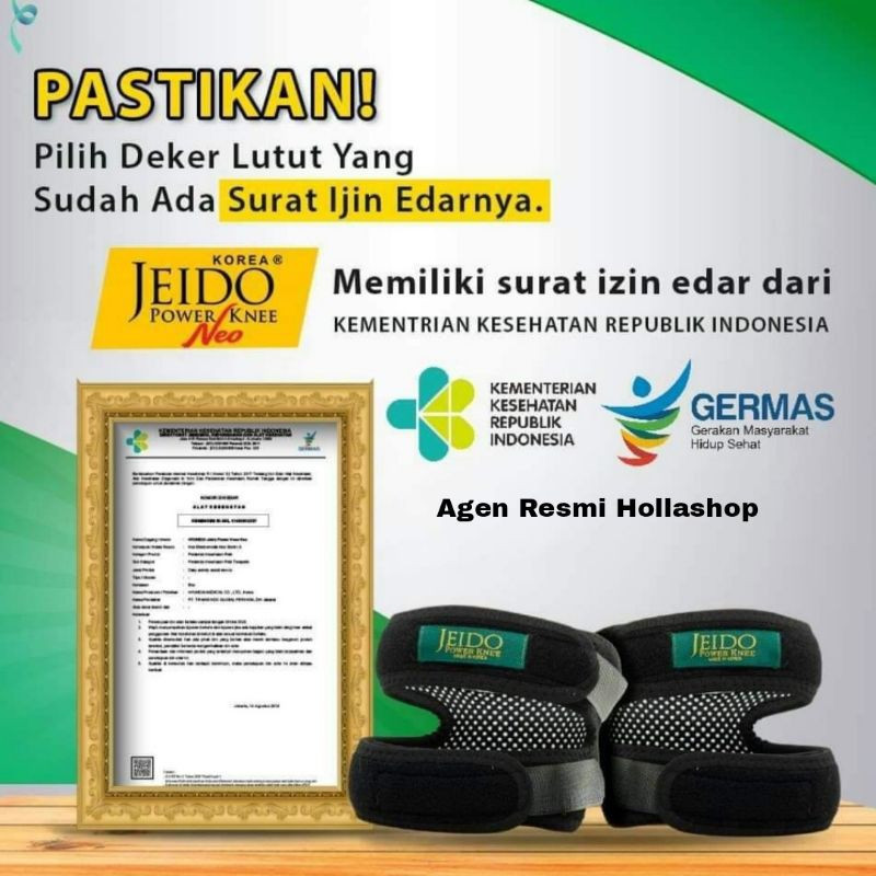 Deker Terapi Kesehatan Pelindung Sakit Cedera Lutut Jeido Power Knee Neo Uk Ml Pad Support Infrared