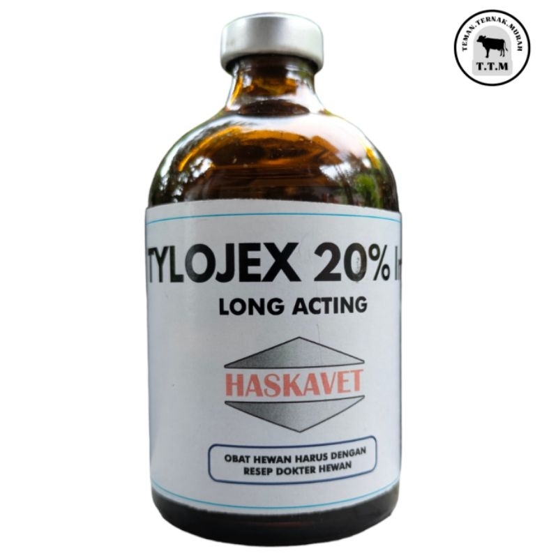 TYLOJEX 20% LA injeksi 100 mL- Obat sapi kambing