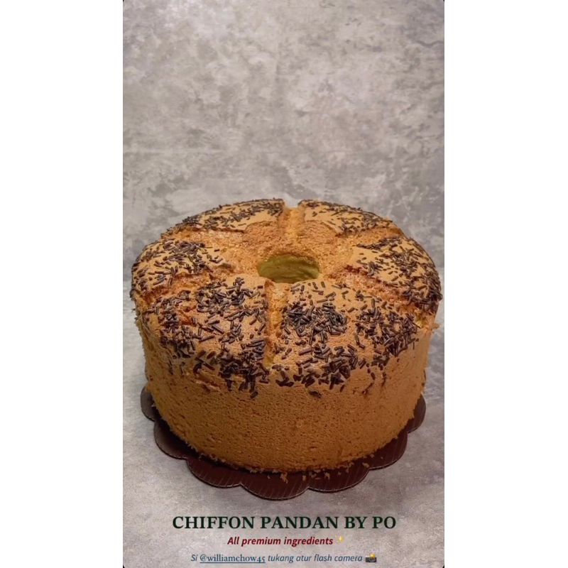 

CHIFFON PANDAN PURE ENDAPAN PANDAN 100%