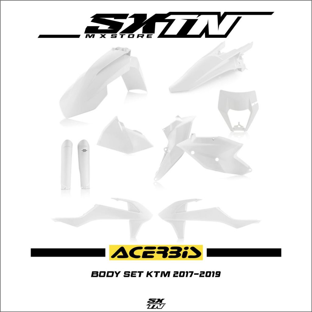 Body set Acerbis KTM 2017-2019 PUTIH