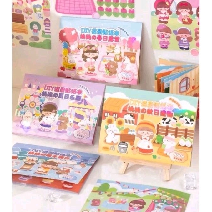 

Sticker Buku Momo | Sticker DIY 18 lembar | Sticker Momo Lucu