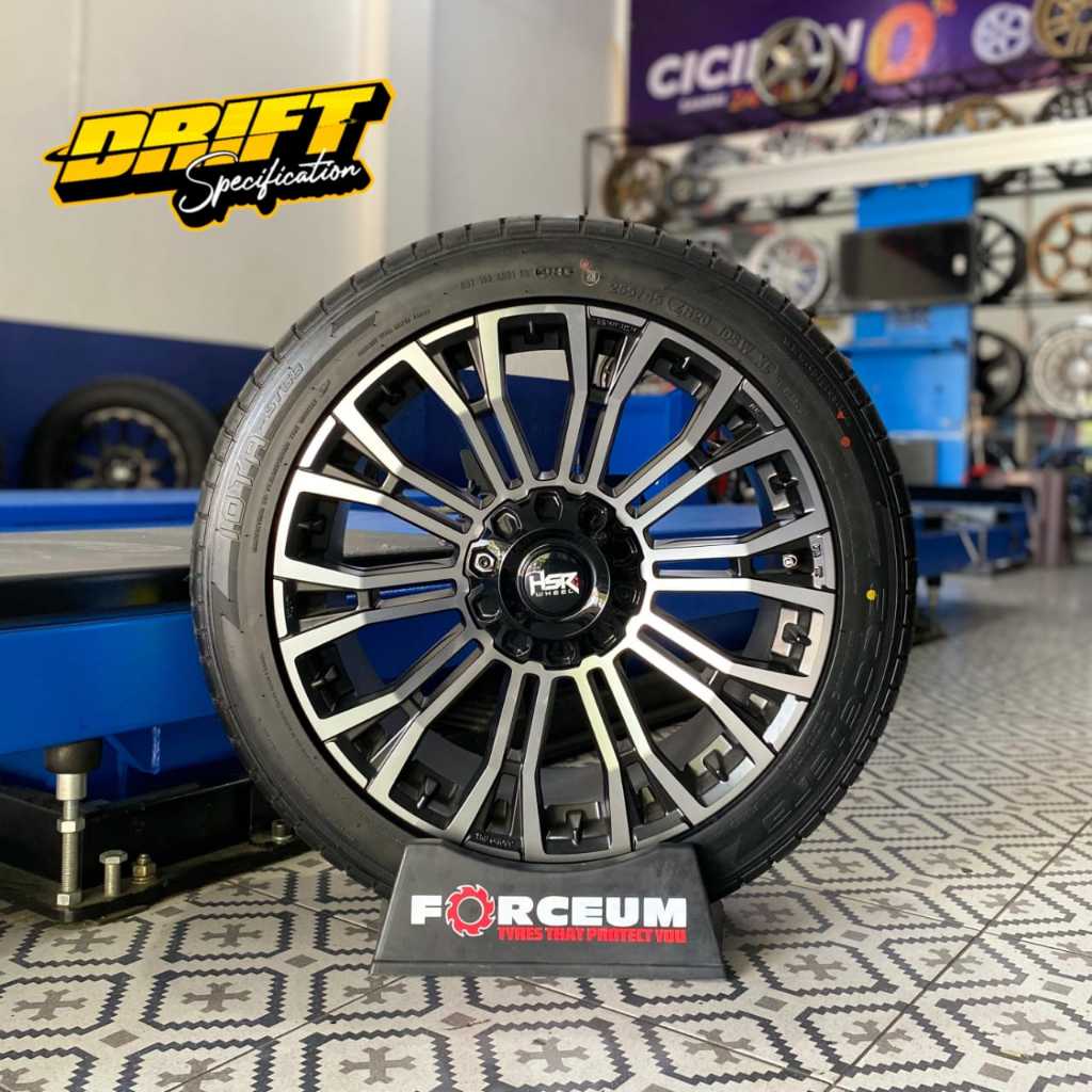 PAKET VELG HSR R20 DAN BAN 255/45 R20 ACCELERA MASUK MOBIL RUBICON, HRV, INNOVA, XTRAIL, CRV, HARRIE