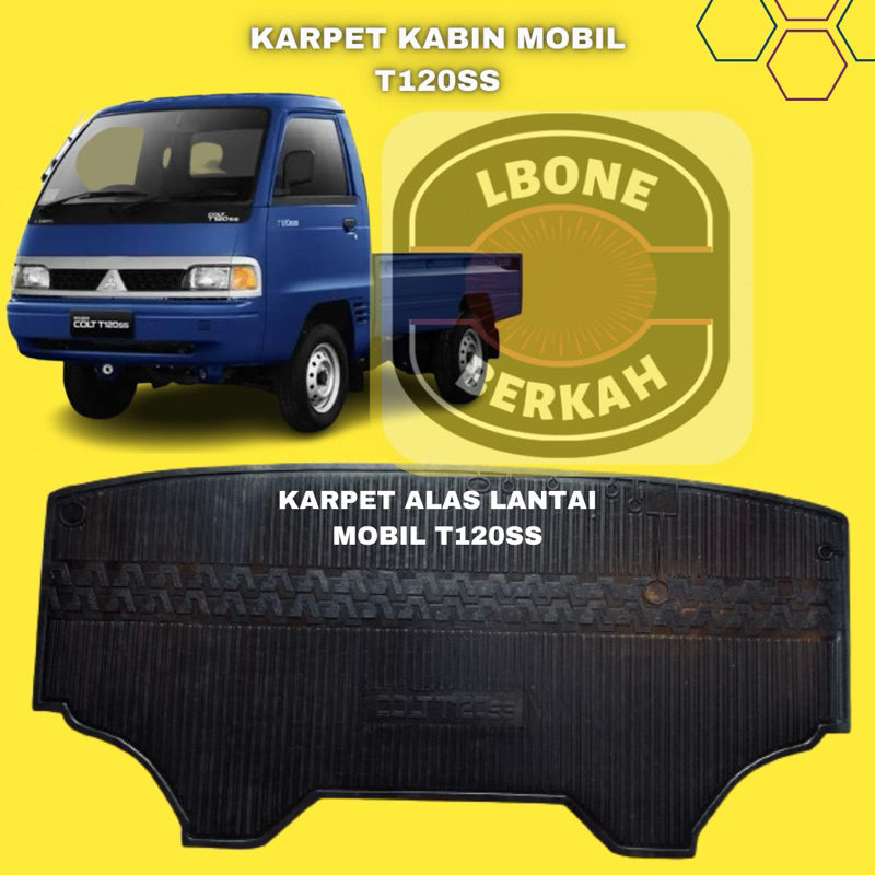 Karet Lantai Depan T120SS-Karet Lantai Kabin Mobil Mitsubishi Colt T120SS