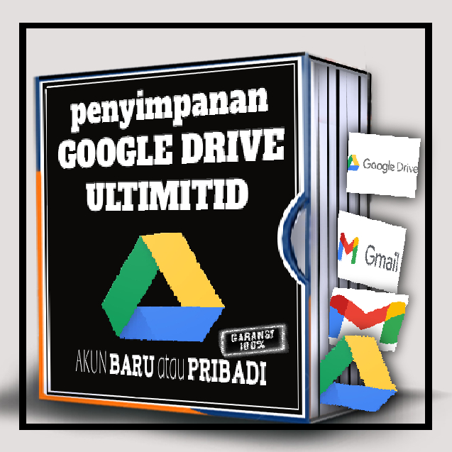 penyimpanan - GOOGLE DRIVE UNLIMITED 100tb LIFETIME LEGAL PRIBADI PRIVATE
