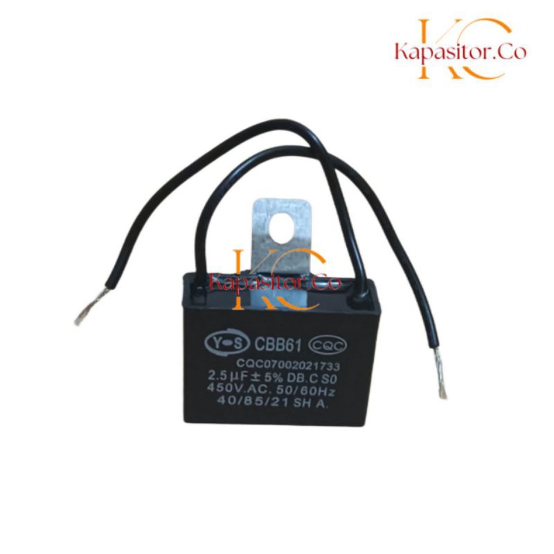 kapasitor kipas angin sanex 2.5uf