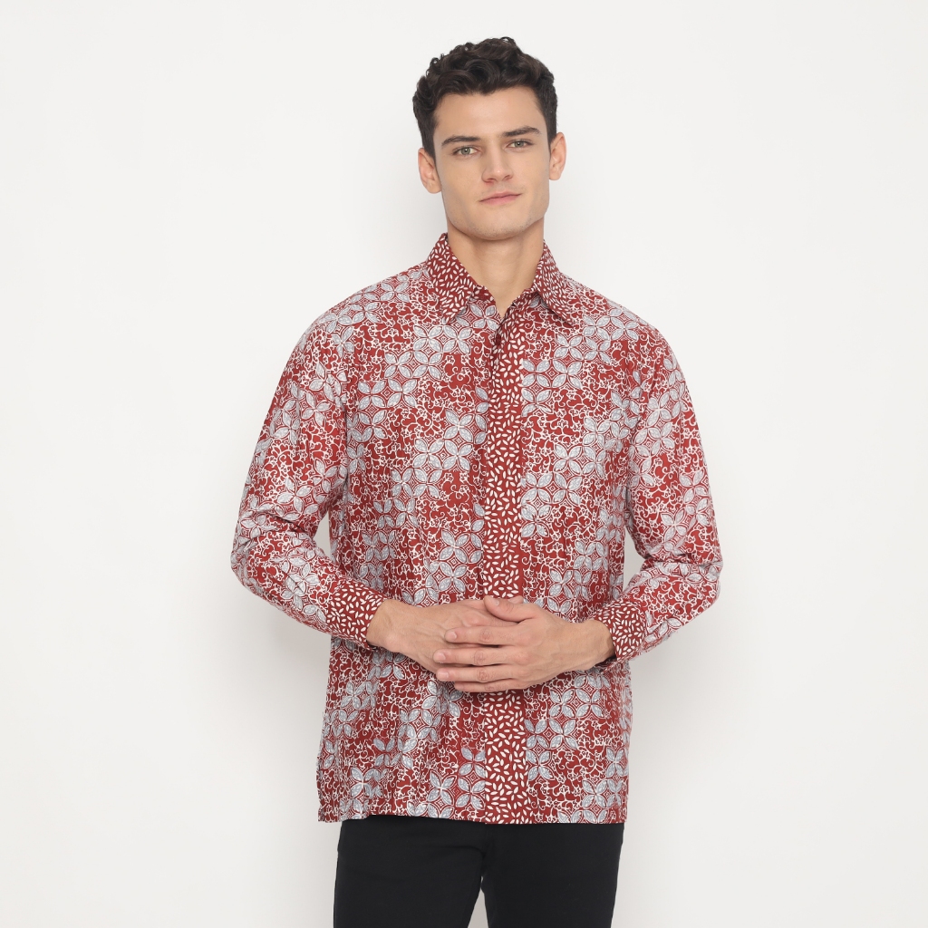 Arka Kemeja Parang merah Batik CAP