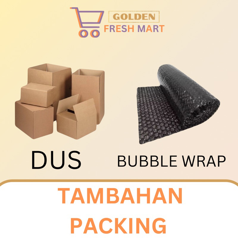 

TAMBAHAN PACKING DUS BUBBLE WRAP DOS AMAN