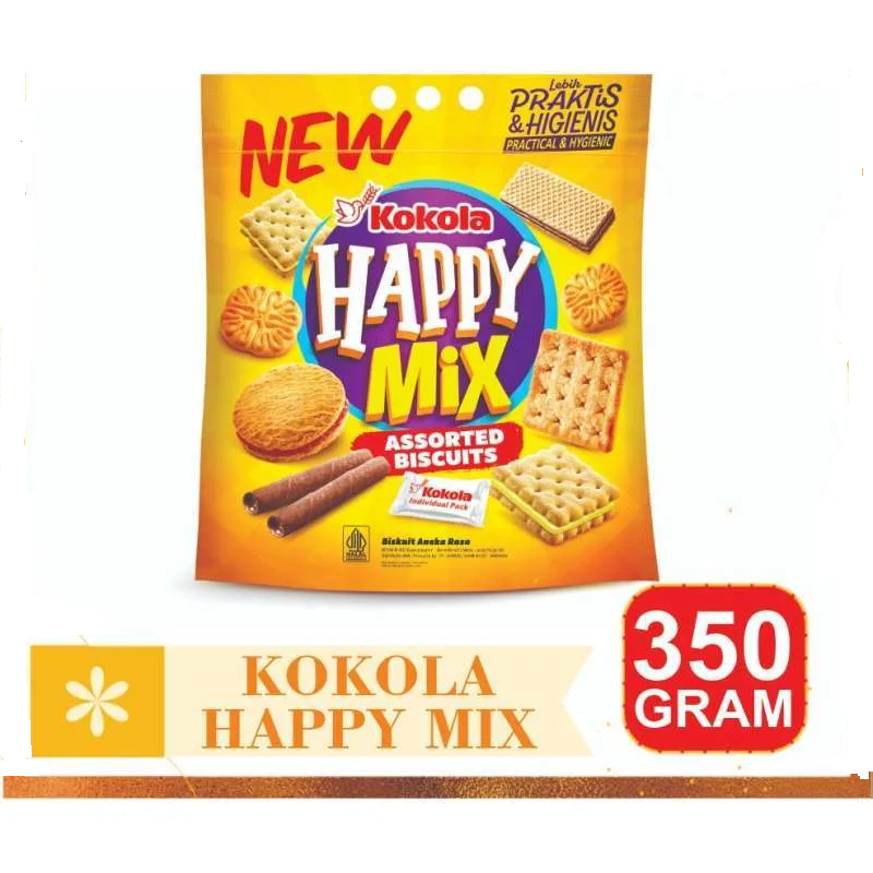 

BISKUIT WAFER ASTOR KOKOLA HAPPY MIX ANEKA RASA 350 GRAM