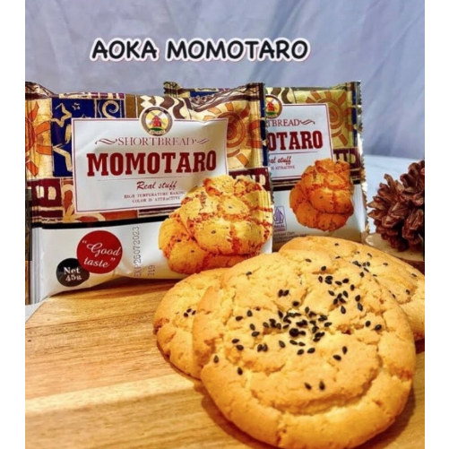 

5 pcs kue MOMOTARO Shortbread Netto @45gr / AOKA Shortbread Momotaro / Kue Kering Aoka Momotaro / Biskuit MOMOTARO / Bronis Momotaro / Brownies Kering / Kue Kering / Kue Basah / Roti Kering Kukis Cookies Viral