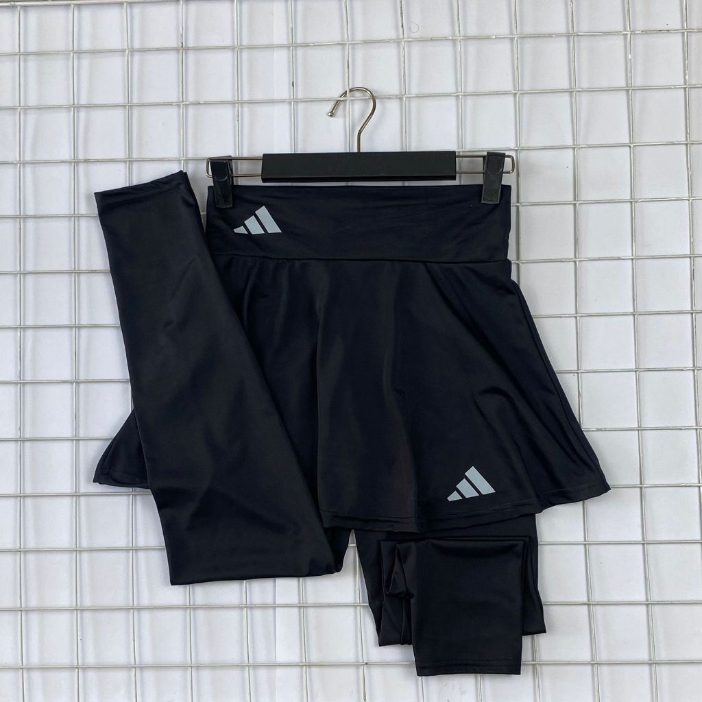 Rok Legging Rok Leging Import Quality Bahan Lycra 2in1 Wanita Zumba Lari Senam Sepedah Badminton Gym