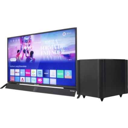 LED TV 43 Inch Polytron Smart Soundbar TV PLD 43BCV8868