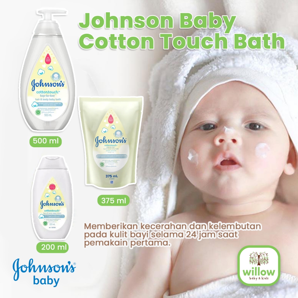 Sabun Mandi - Johnson Baby Cotton Touch Bath