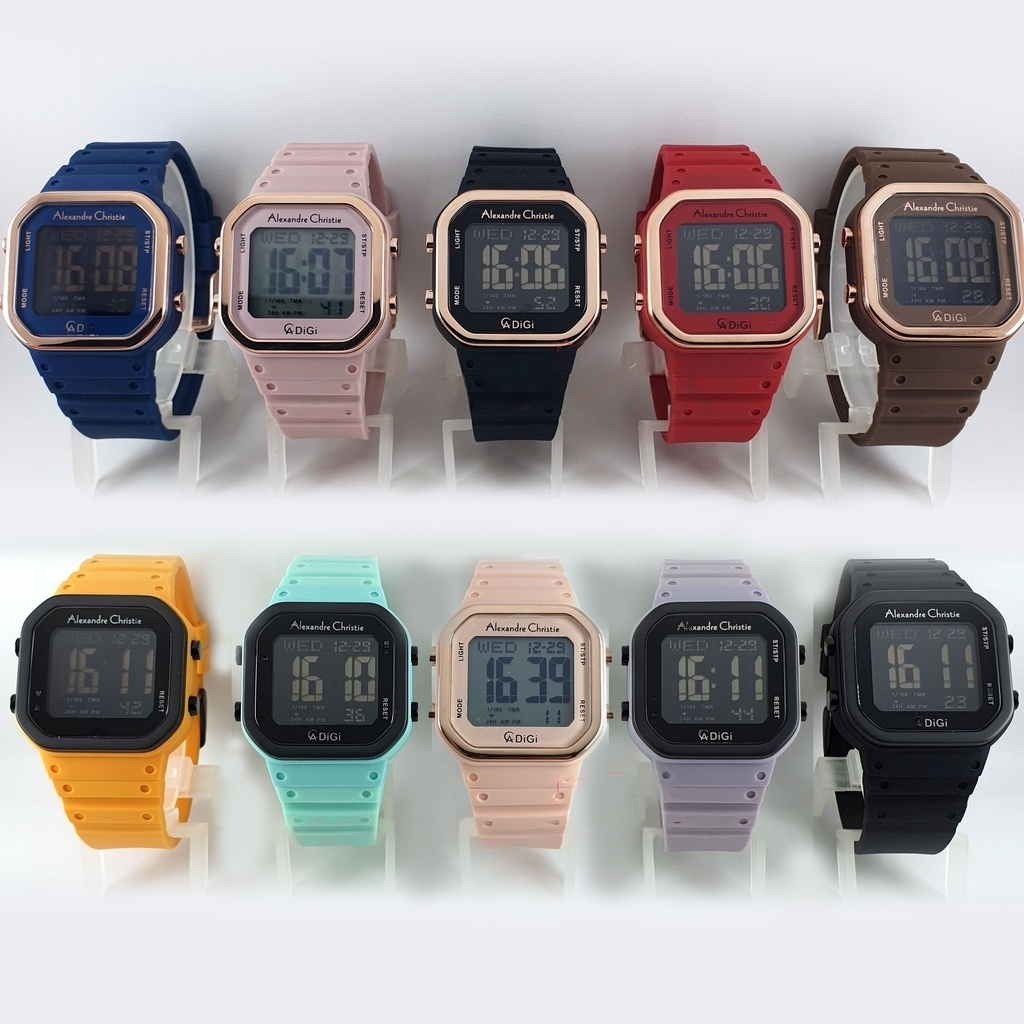 Jam Tangan Alexandre Christie AC 9347 AC9347 Digital Original Garansi Resmi 1 Tahun Jam Tangan Unise