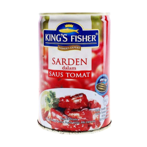 

KING'S FISHER SARDEN SAUS TOMAT KALENG 425g