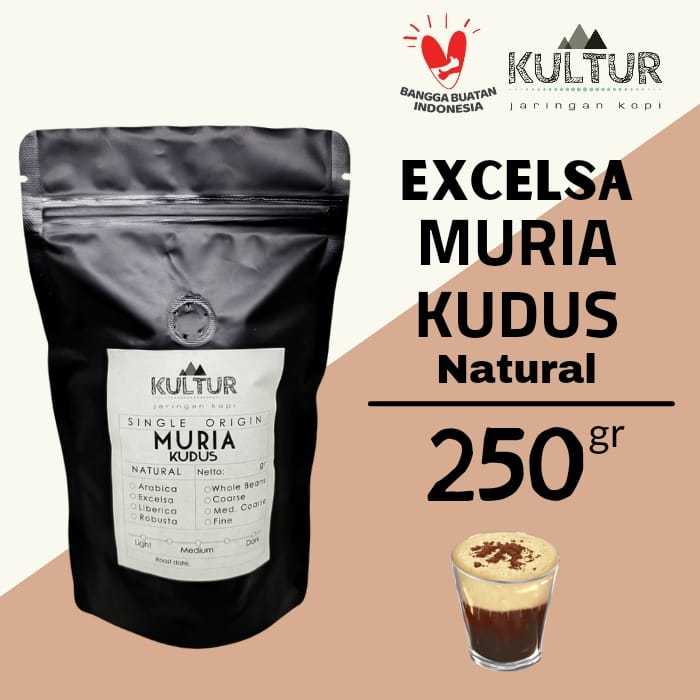 

COFFEE BEAN EXCELSA MURIA KUDUS NATURAL PREMIUM 250 GR