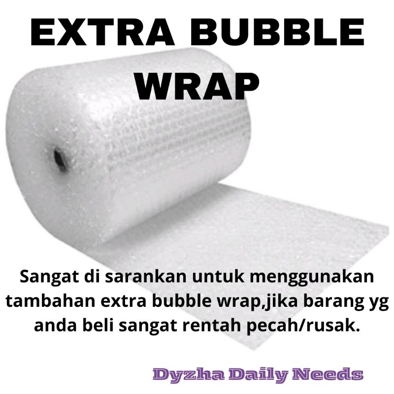 

Tambahan packing extra bubble wrap